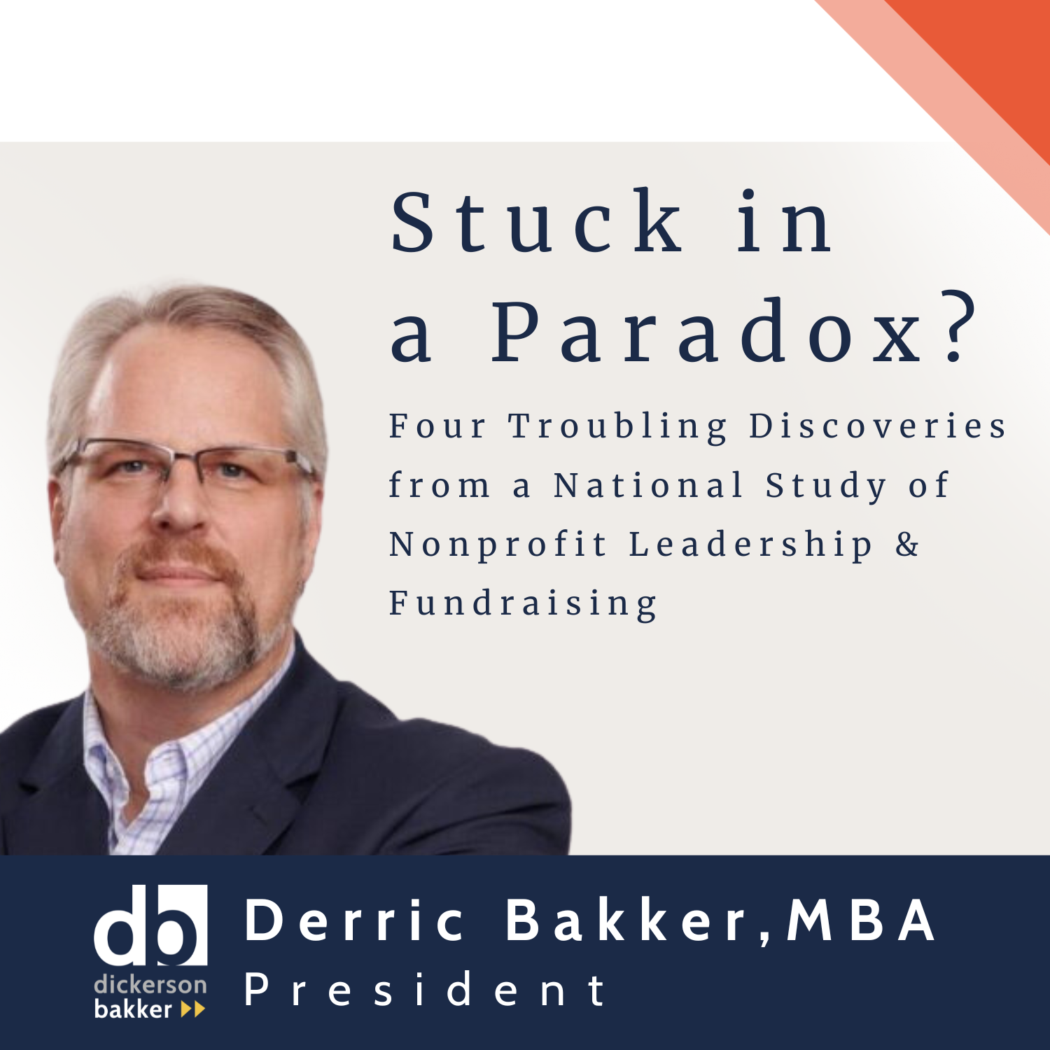 Stuck in a Paradox? Image of Derric Bakker, MBA 