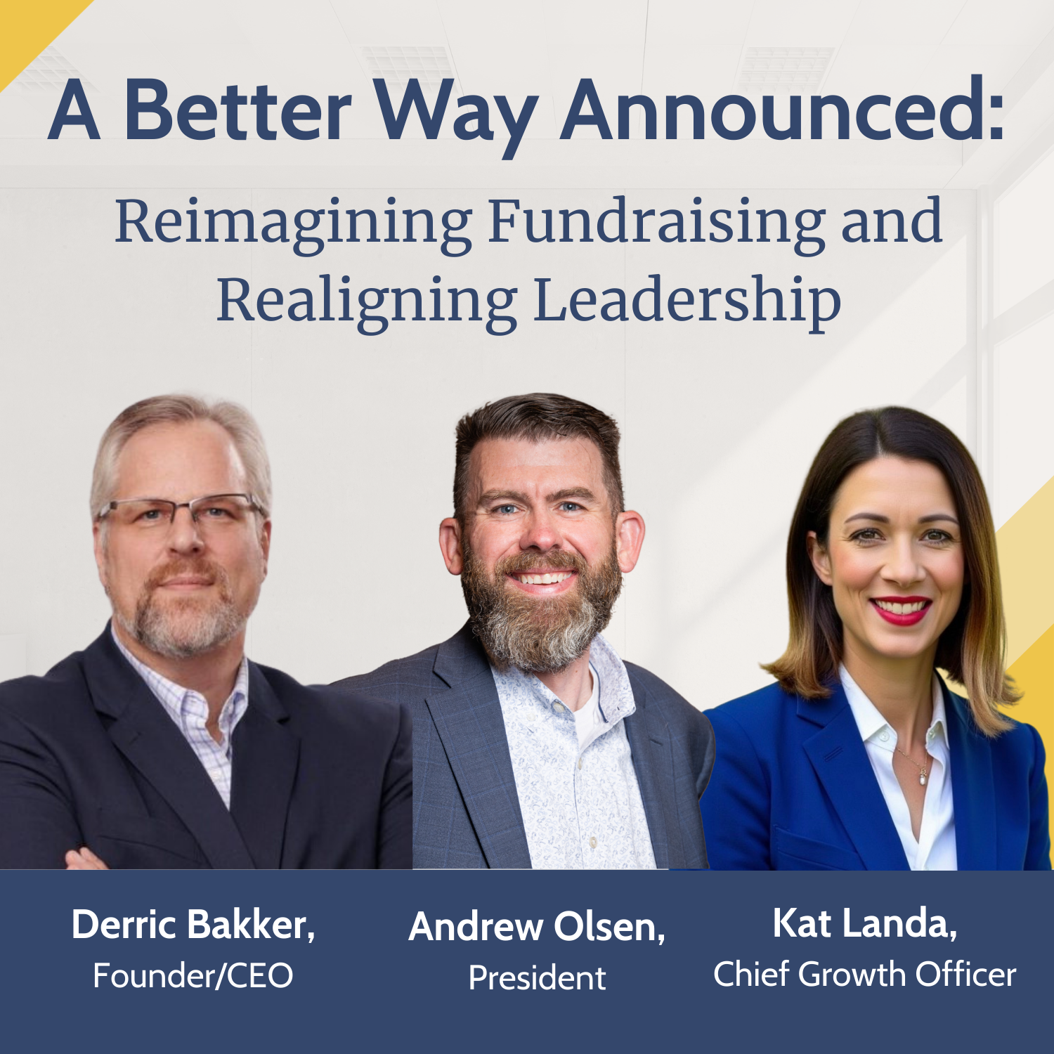 A Better Way Blog_Fundraising and Leadership Press Release